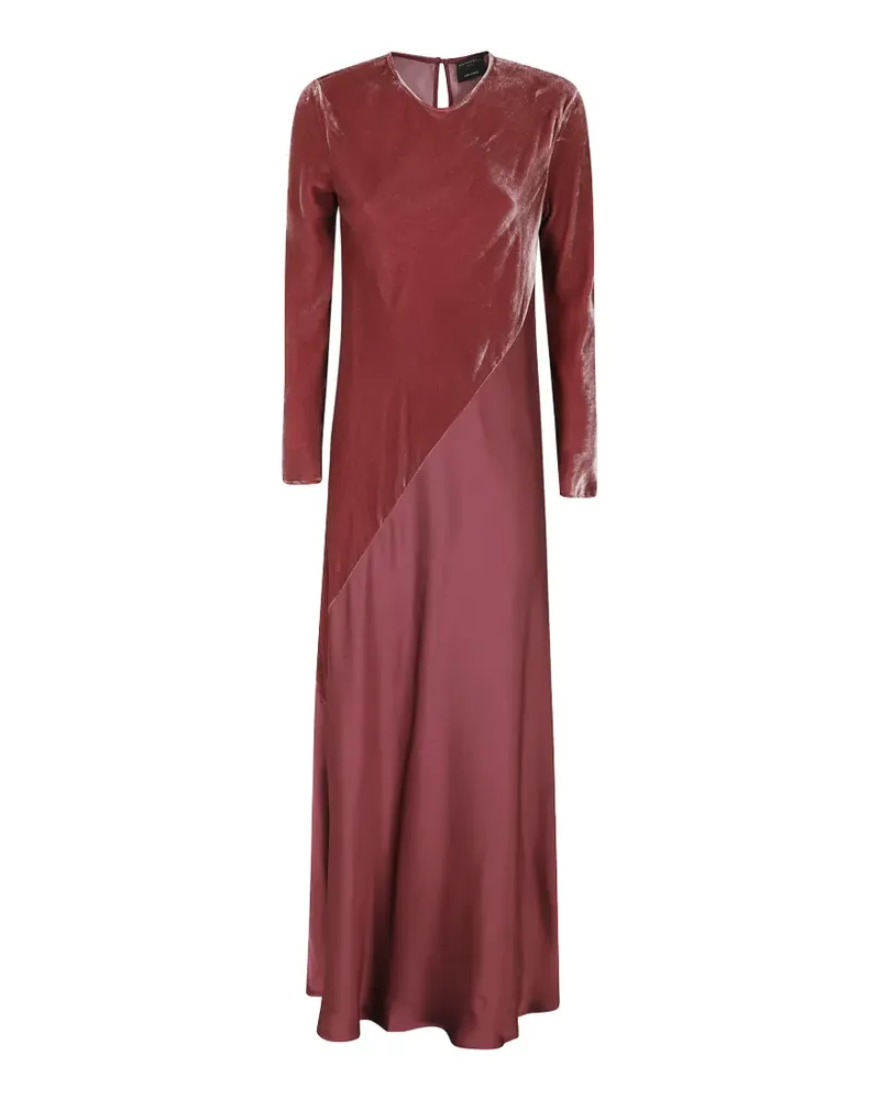 Antonelli Firenze velvet-panelled maxi dress - Rot Rot