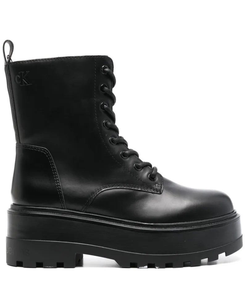 Calvin Klein Stiefel mit Plateausohle - Schwarz Schwarz