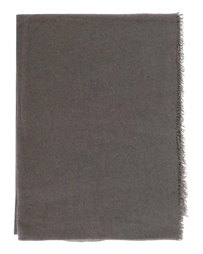 Faliero Sarti fringed scarf - Grau Grau