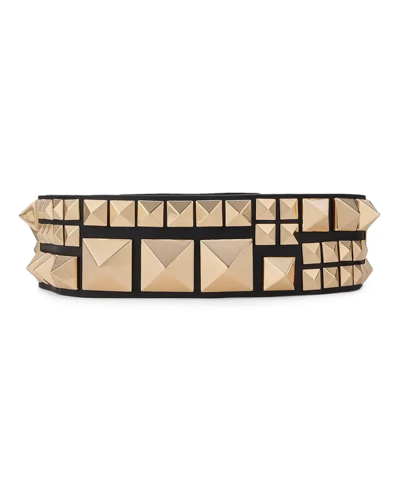 Kat Maconie Sam Gürtel mit Pyramidennieten - Schwarz Schwarz