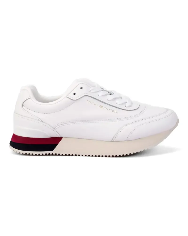 Tommy Hilfiger Sneakers mit Logo - Weiß Weiß