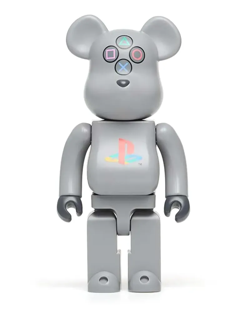 Medicom Toy Be@rbrick The First Playstation Figur - Grau Grau