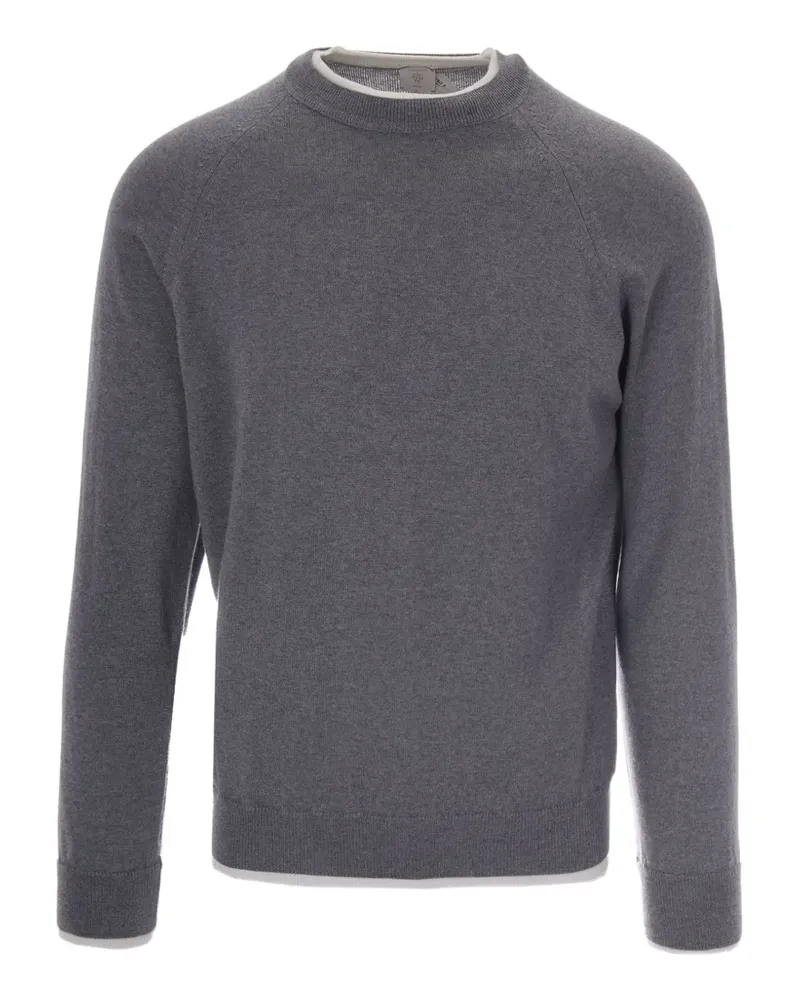 Eleventy Pullover mit rundem Ausschnitt - Grau Grau