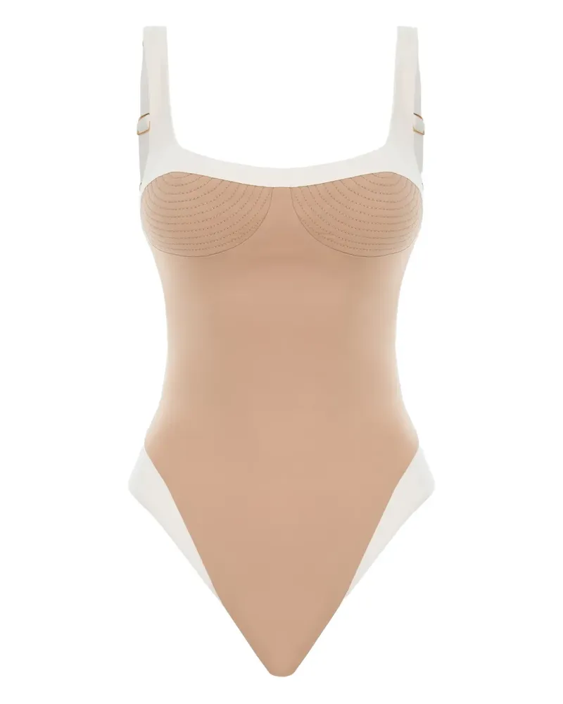 Noire Swimwear Adele Badeanzug - Nude Nude