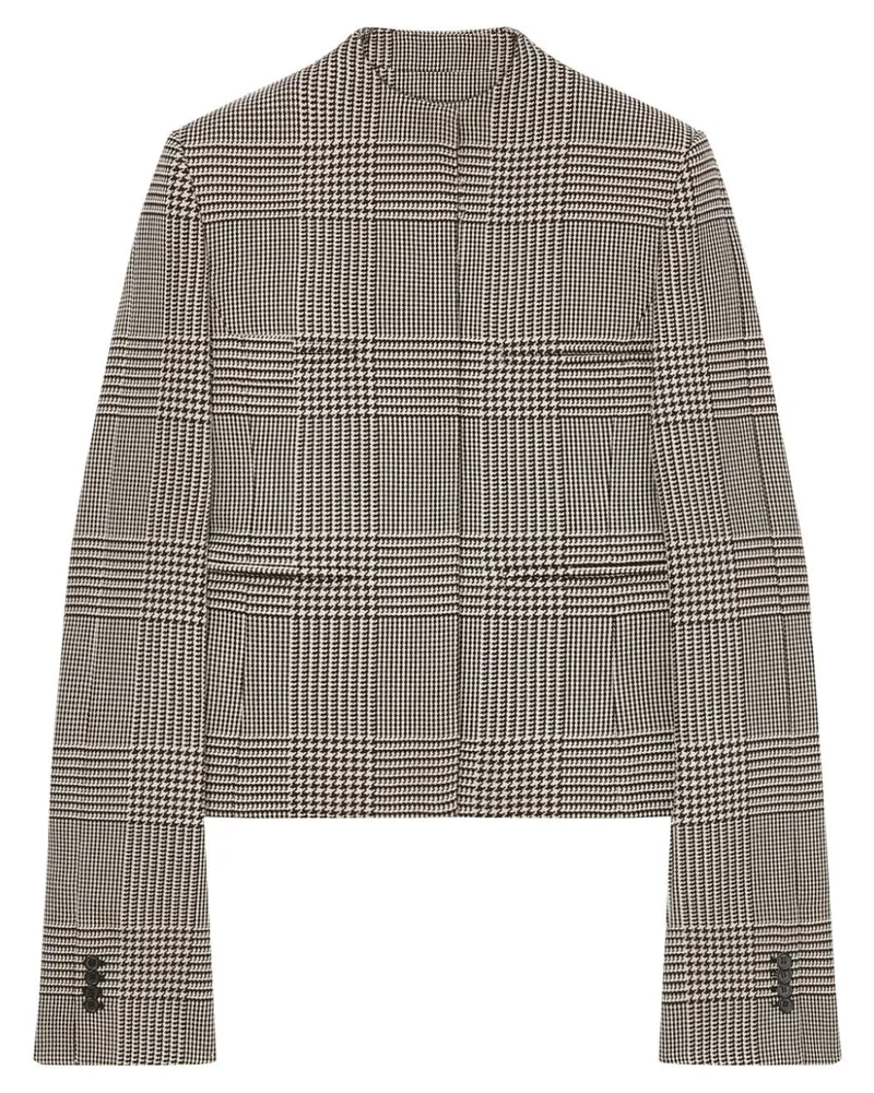Courrèges Jacke mit Heritage Prince of Wales-Muster - Schwarz Schwarz