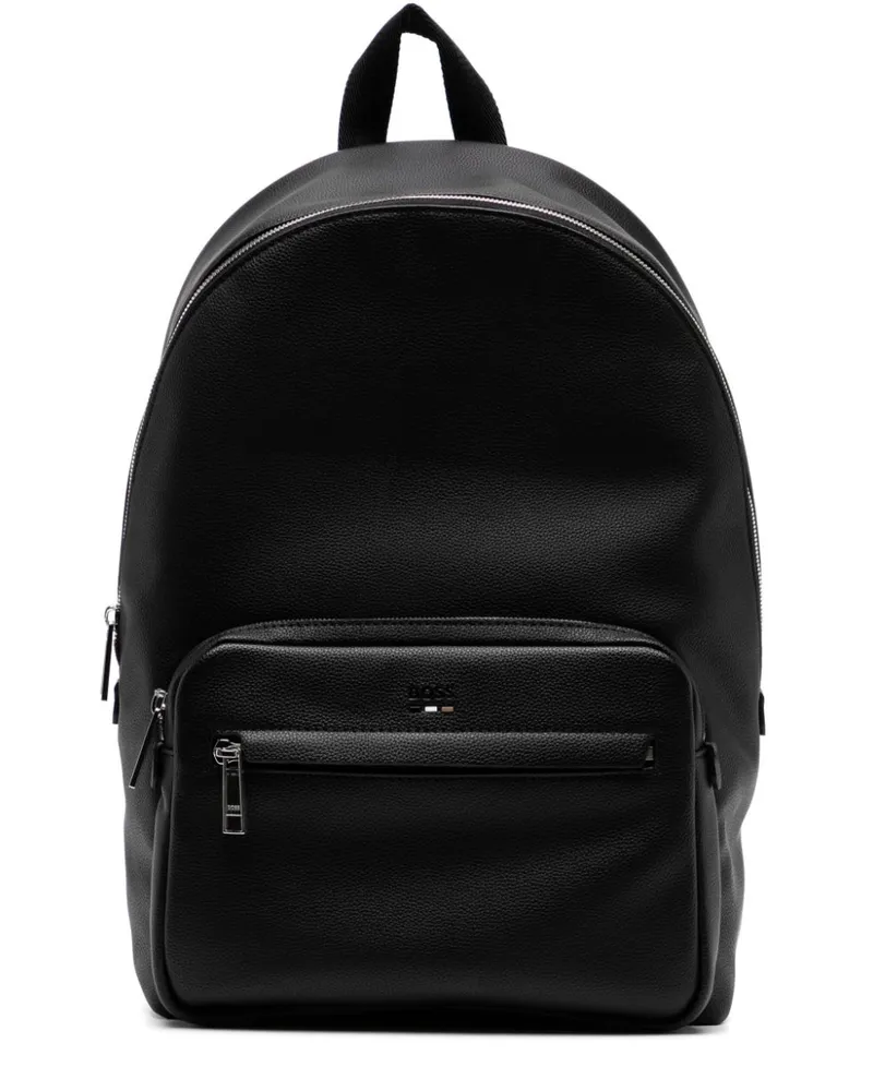 HUGO BOSS Rucksack mit Logo-Prägung - Schwarz Schwarz