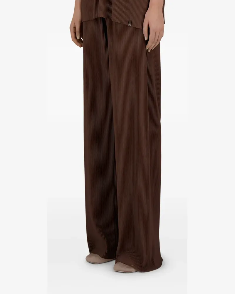 Herno pleated trousers - Braun Braun