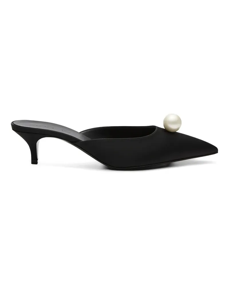 Magda Butrym pearl-detail mules - Schwarz Schwarz