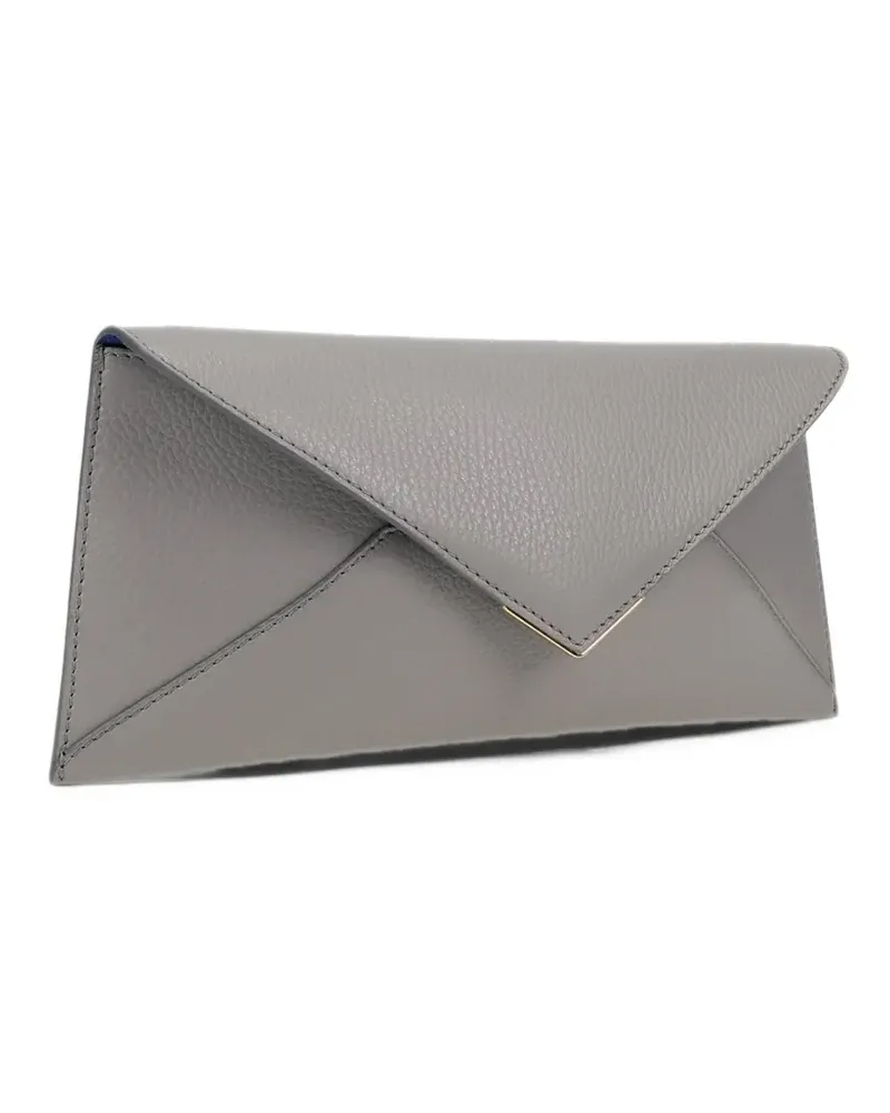 Tyler Ellis Gekörnte Lee Lineage Clutch 28cm - Grau Grau