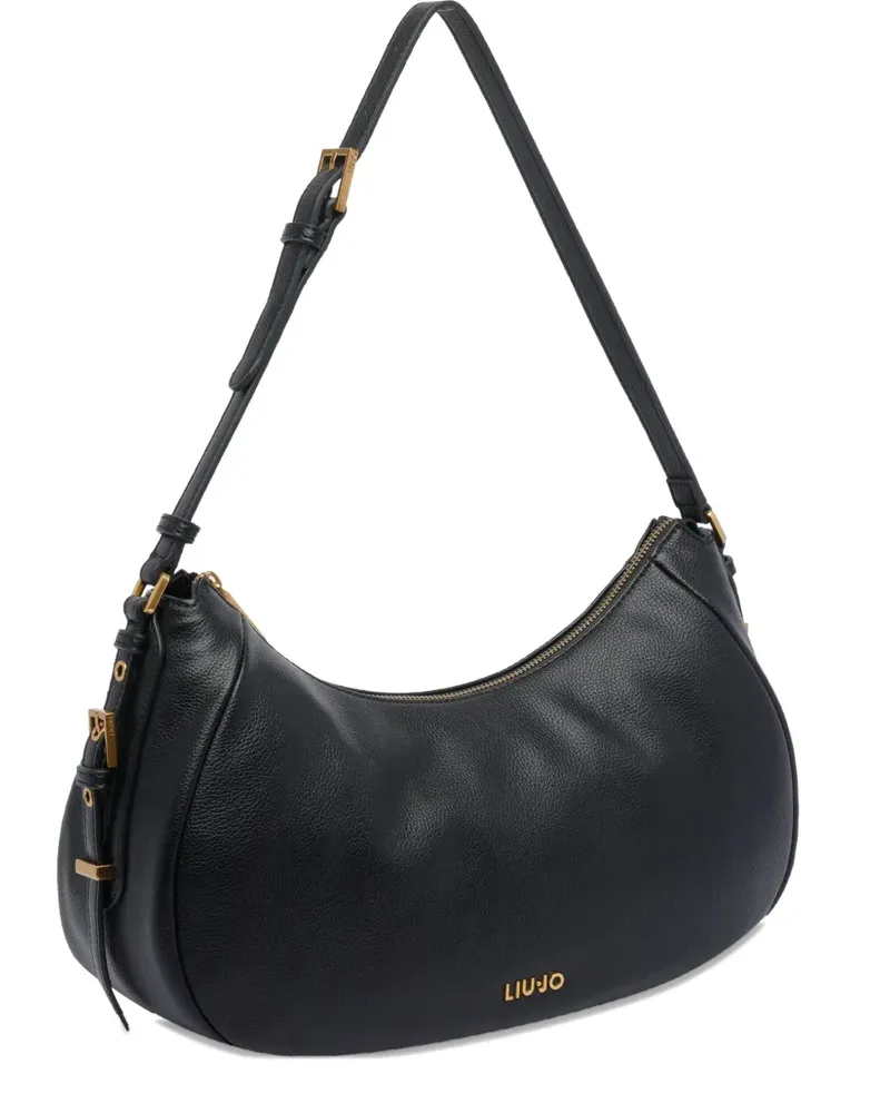 Liu Jo Schultertasche mit Logo - Schwarz Schwarz