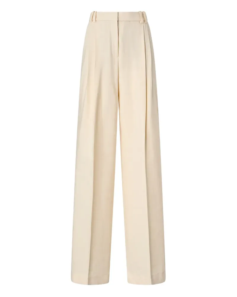 Pinko Wide-Leg-Hose mit Bundfalten - Nude Nude