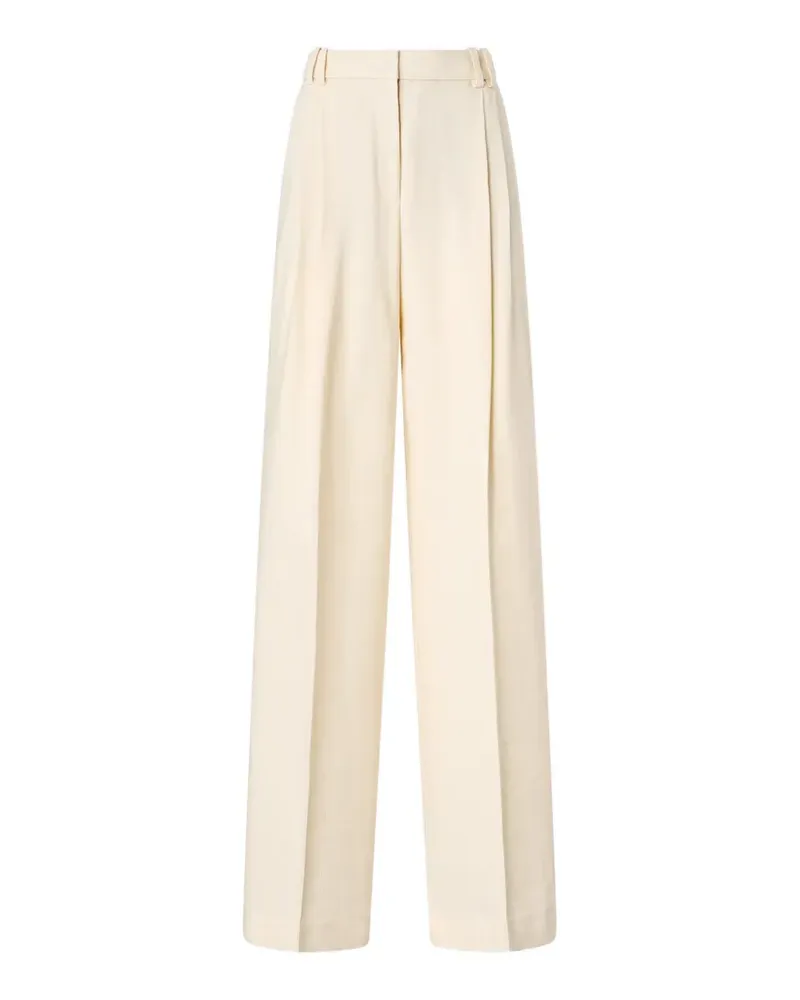 Pinko Wide-Leg-Hose mit Bundfalten - Nude Nude