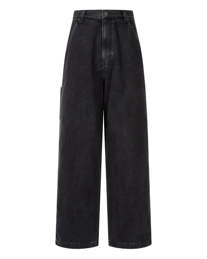 STUDIO TOMBOY button-fastening jeans - Schwarz Schwarz