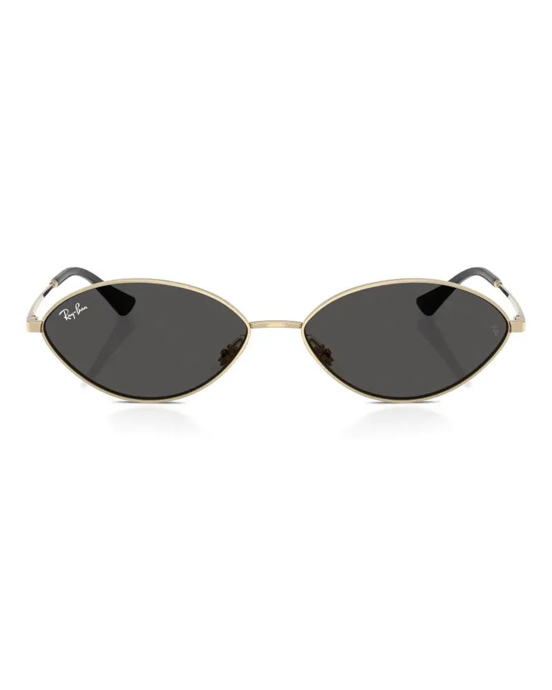 Ray Ban geometric-frame sunglasses - Gold Gold
