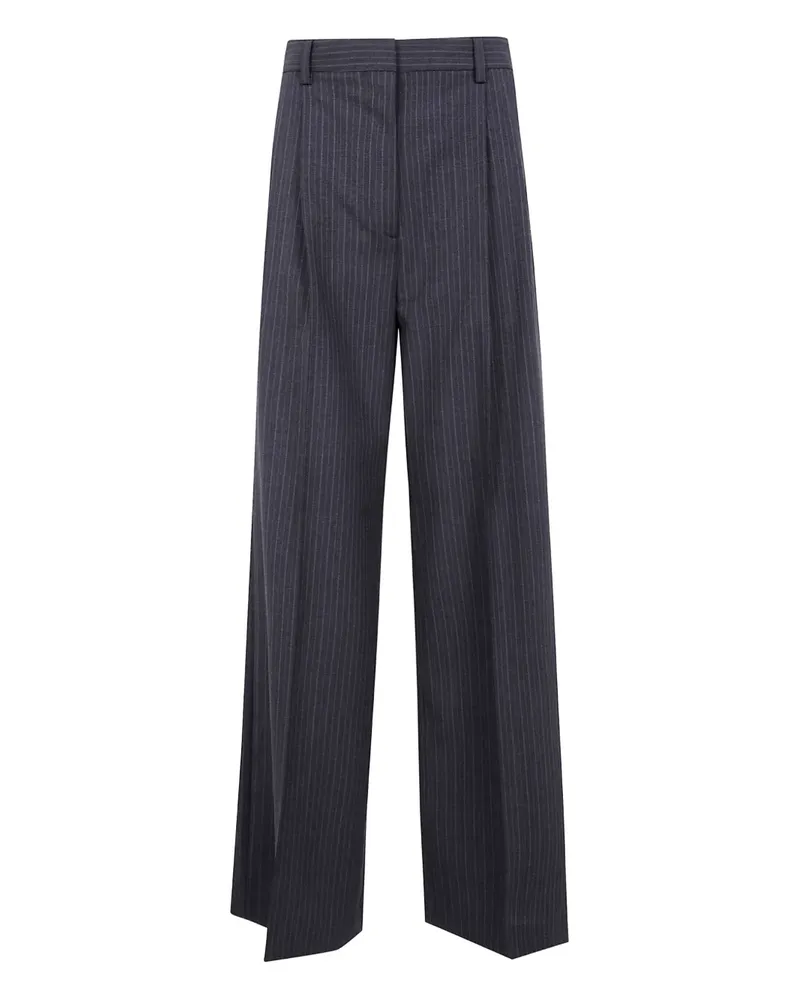 Filippa K Darcey pinstripe pleated trousers - Grau Grau
