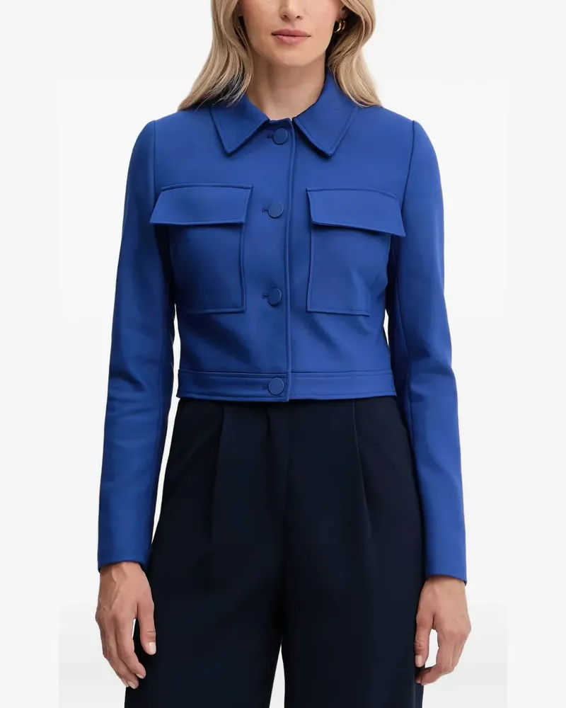 Morgan flap-pocket jacket - Blau Blau