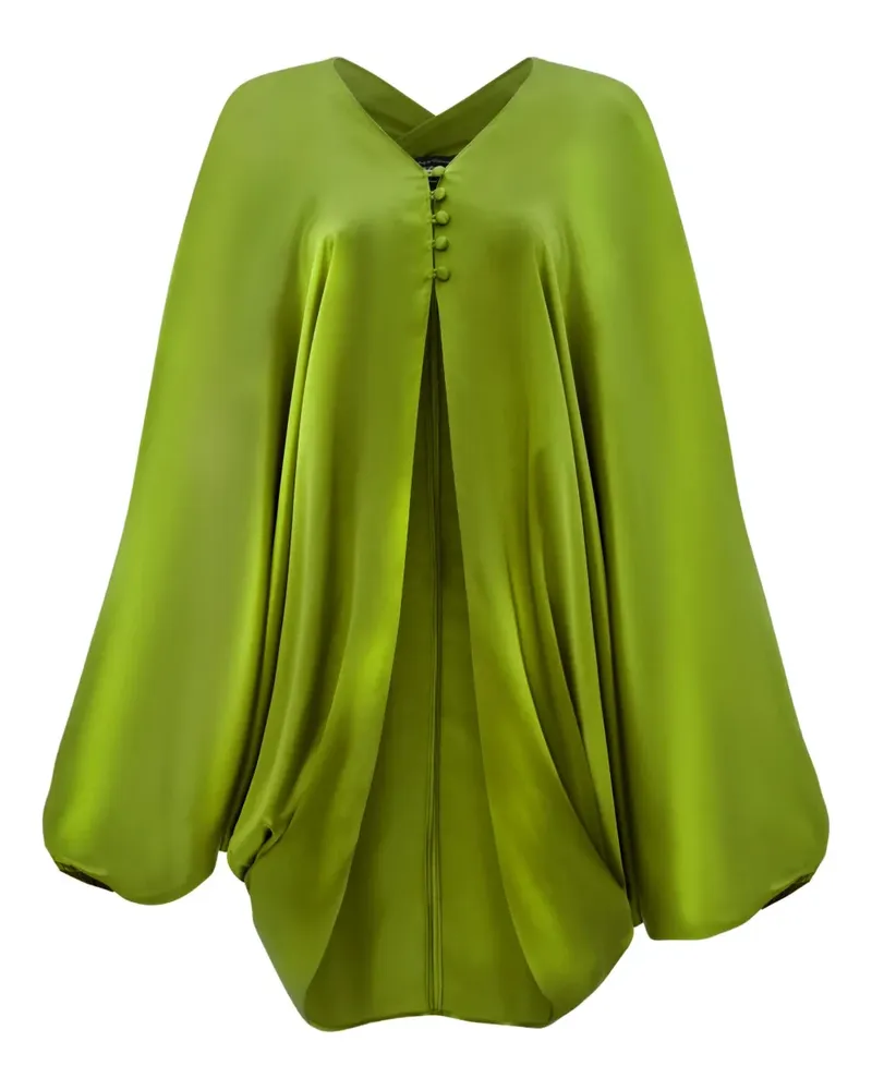 Taller Marmo Azores Bluse mit Ballonärmeln - Grün Grün