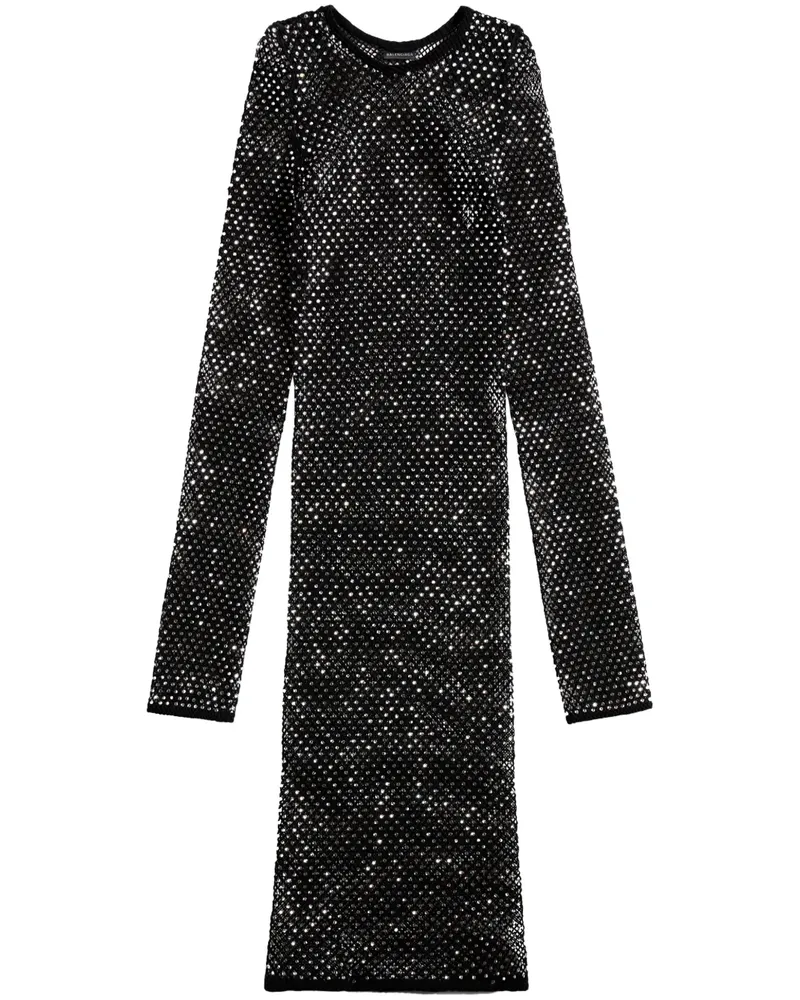 Balenciaga Minikleid mit langen Ärmeln - Schwarz Schwarz