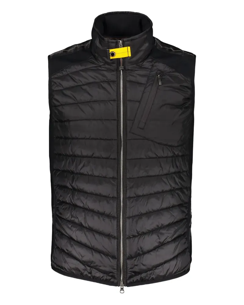 Parajumpers Reißverschluss-Weste mit Einsätzen - Schwarz Schwarz