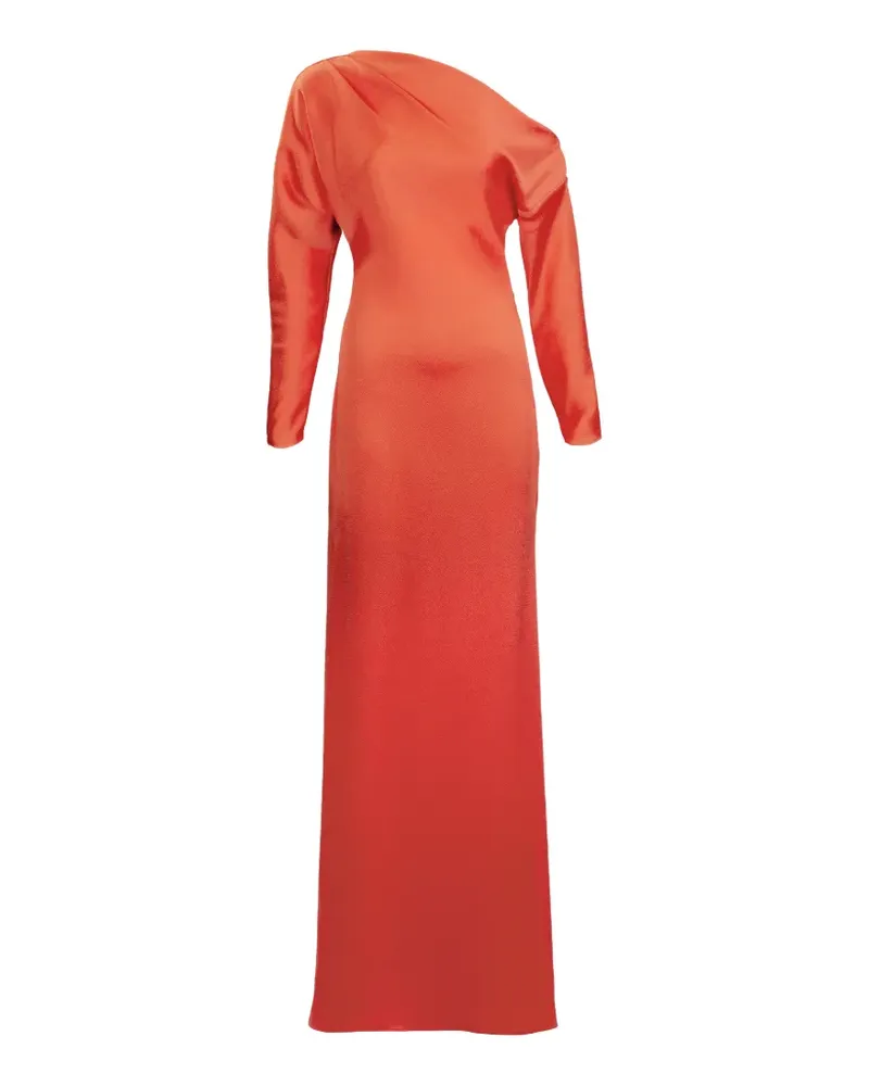 Silvia Tcherassi Noelia one-shoulder maxi dress - Orange Orange