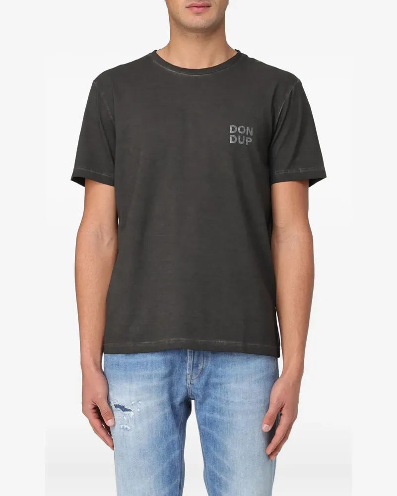 Dondup logo T-shirt - Grau Grau