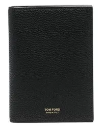 Tom Ford Pass-Etui mit Logo-Gravur Schwarz