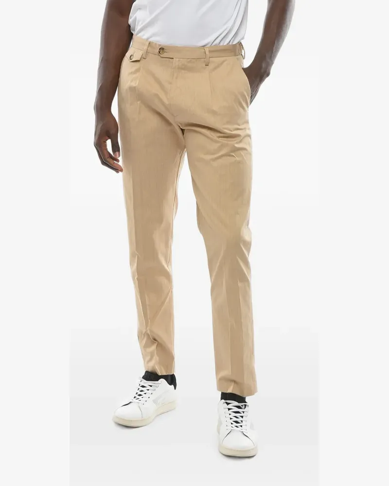 CRUNA belt-loop trousers - Nude Nude