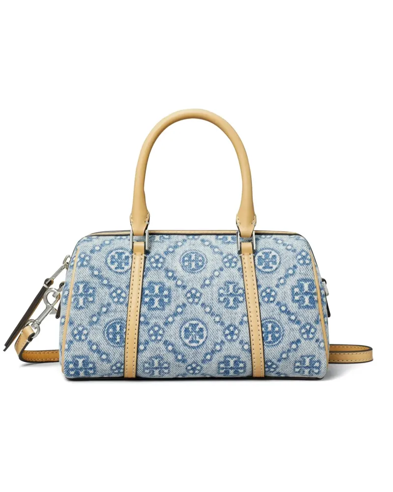 Tory Burch Mini T Monogram Handtasche - Blau Blau