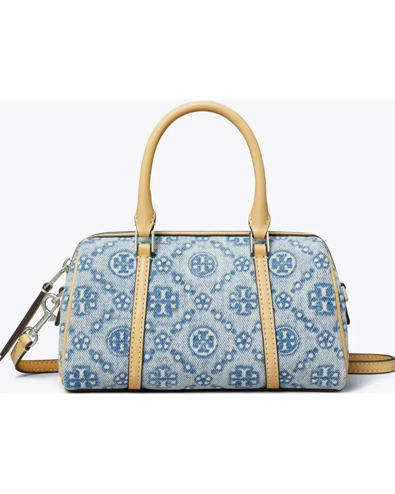 Tory Burch Mini T Monogram Handtasche - Blau Blau