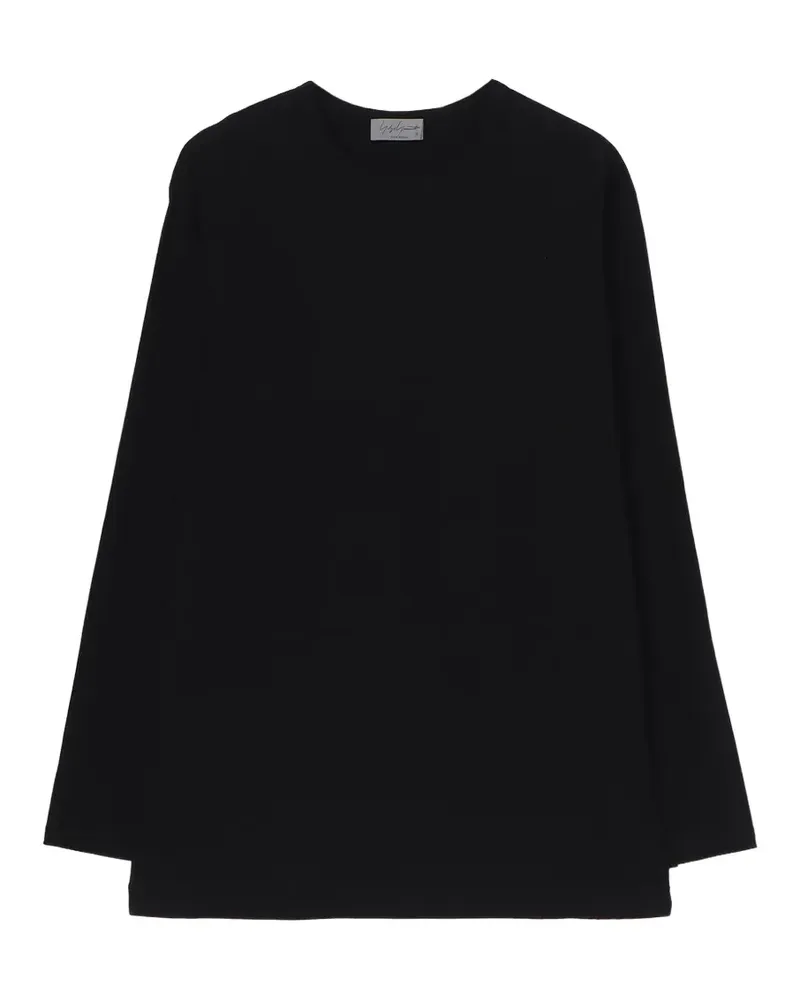 Yohji Yamamoto Klassisches Langarmshirt - Schwarz Schwarz