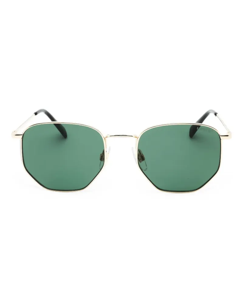 Levi's geometric-frame sunglasses - Gold Gold