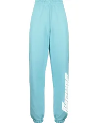 ROTATE Birger Christensen Jogginghose mit Logo-Print Blau