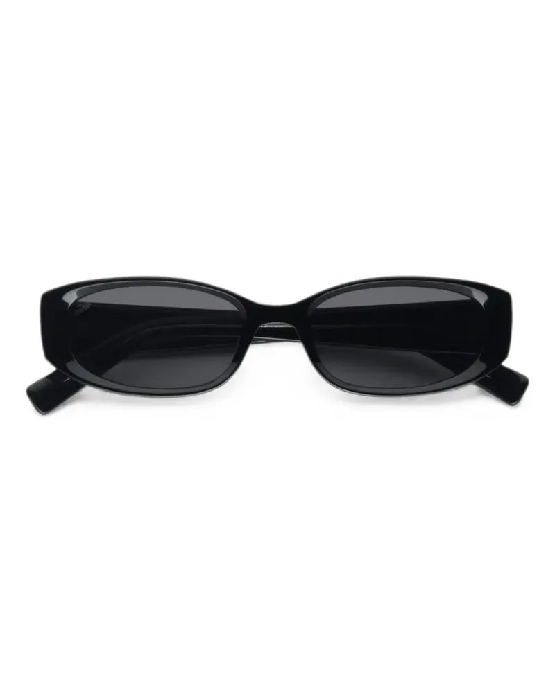 AKILA Mira Sonnenbrille mit ovalem Gestell - Schwarz Schwarz