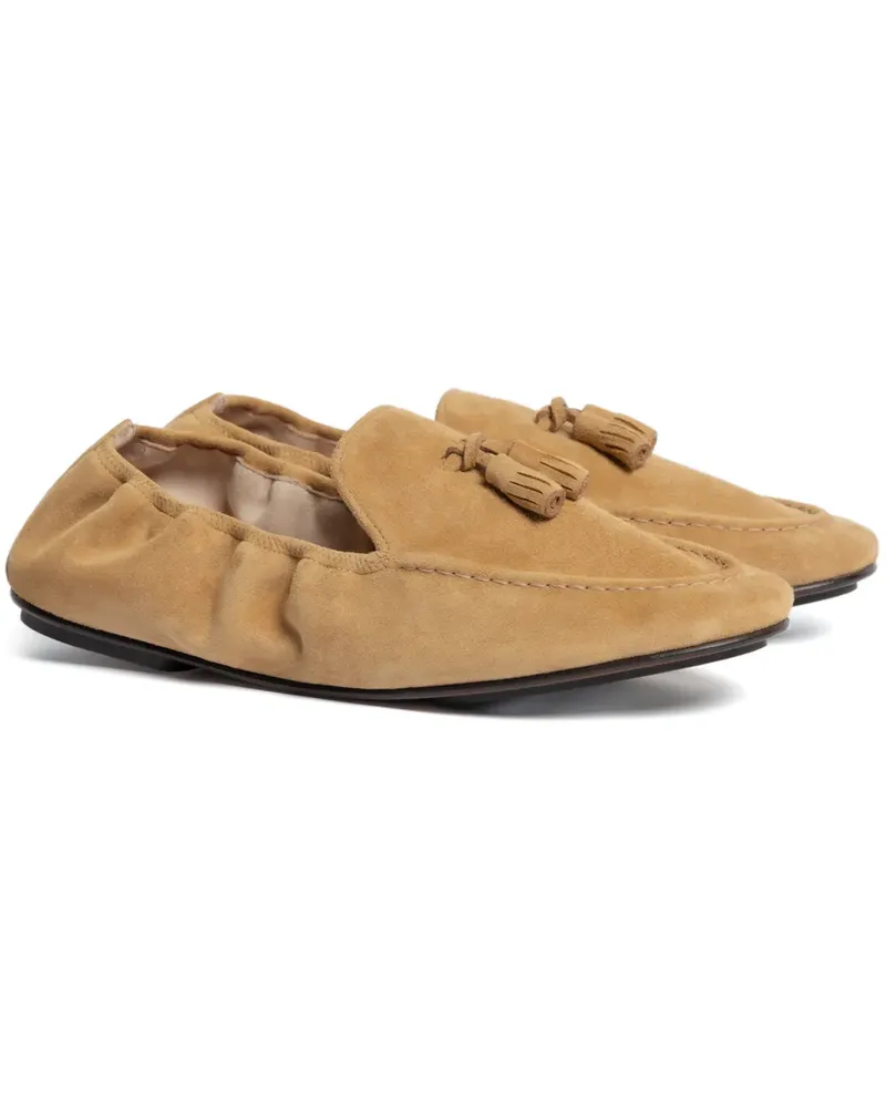 Alberta Ferretti Loafer mit Quasten - Nude Nude