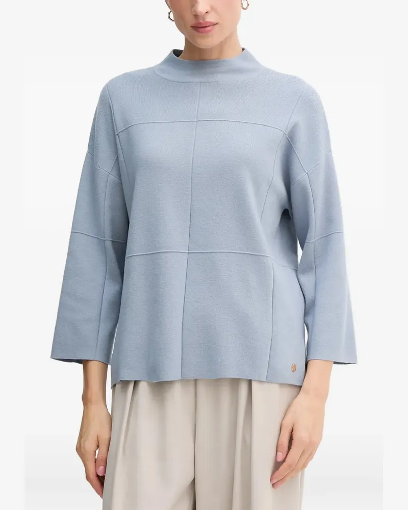 Joseph Ribkoff seam-details high-neck sweater - Blau Blau