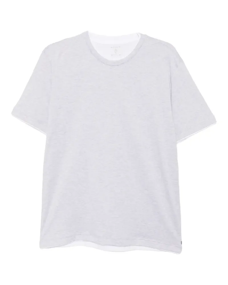 Eleventy Hemd im Layering-Look - Grau Grau