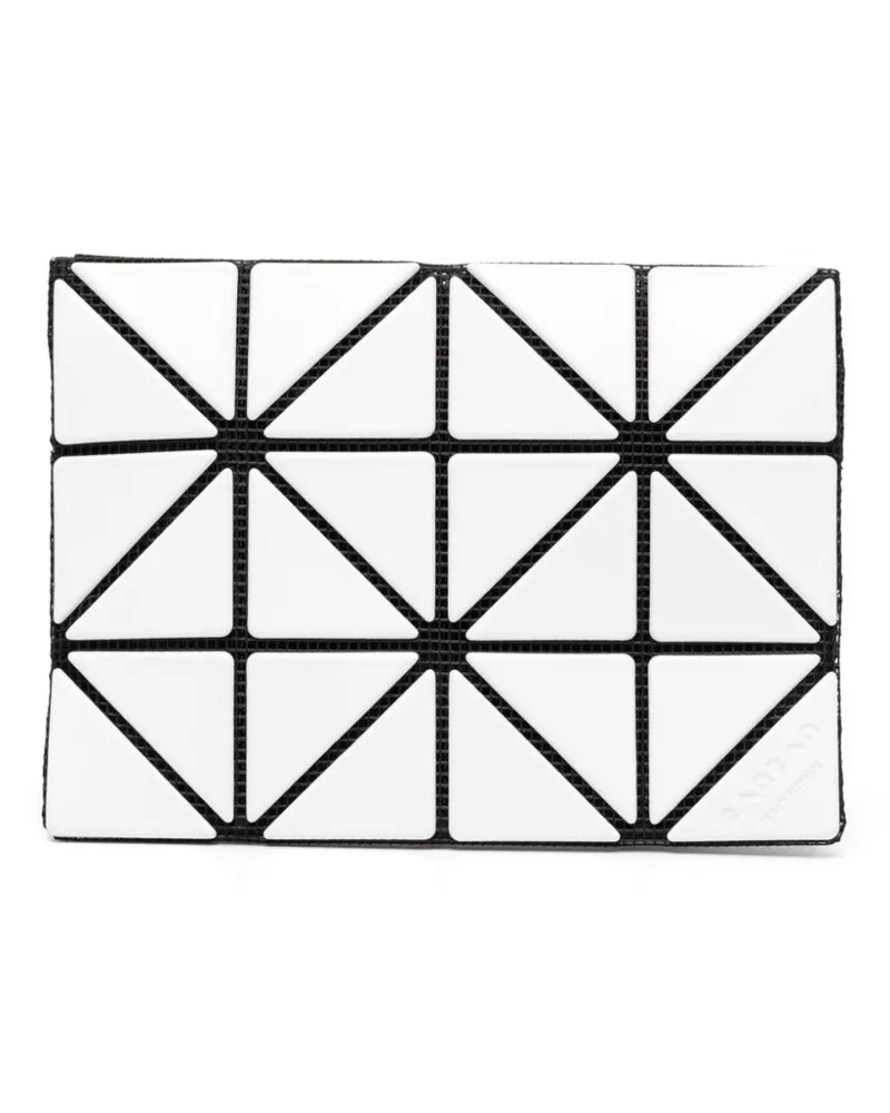 Issey Miyake Kartenetui mit geometrischem Design - Weiß Weiß