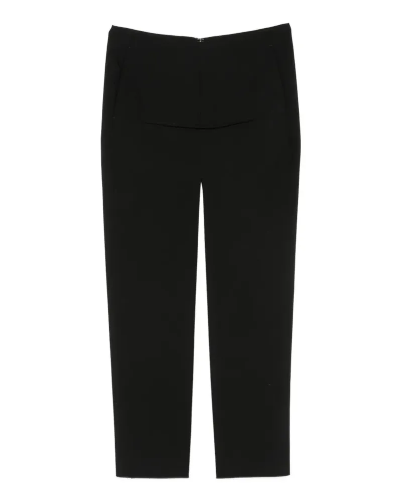 Rick Owens slit-detail zip-fastening midi skirt - Schwarz Schwarz