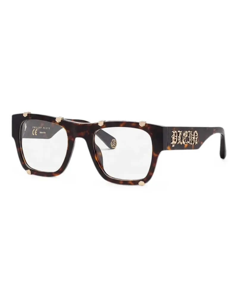 Philipp Plein square-frame glasses - Braun Braun
