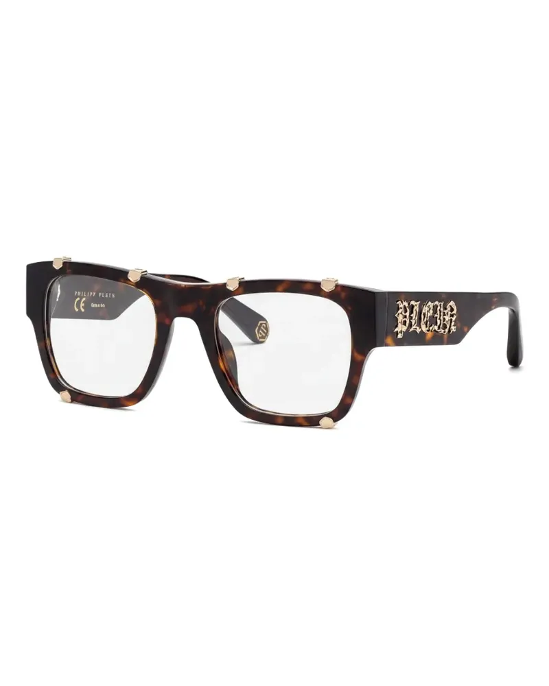 Philipp Plein square-frame glasses - Braun Braun