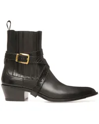 Bally Varen Stiefel mit spitzer Kappe Schwarz