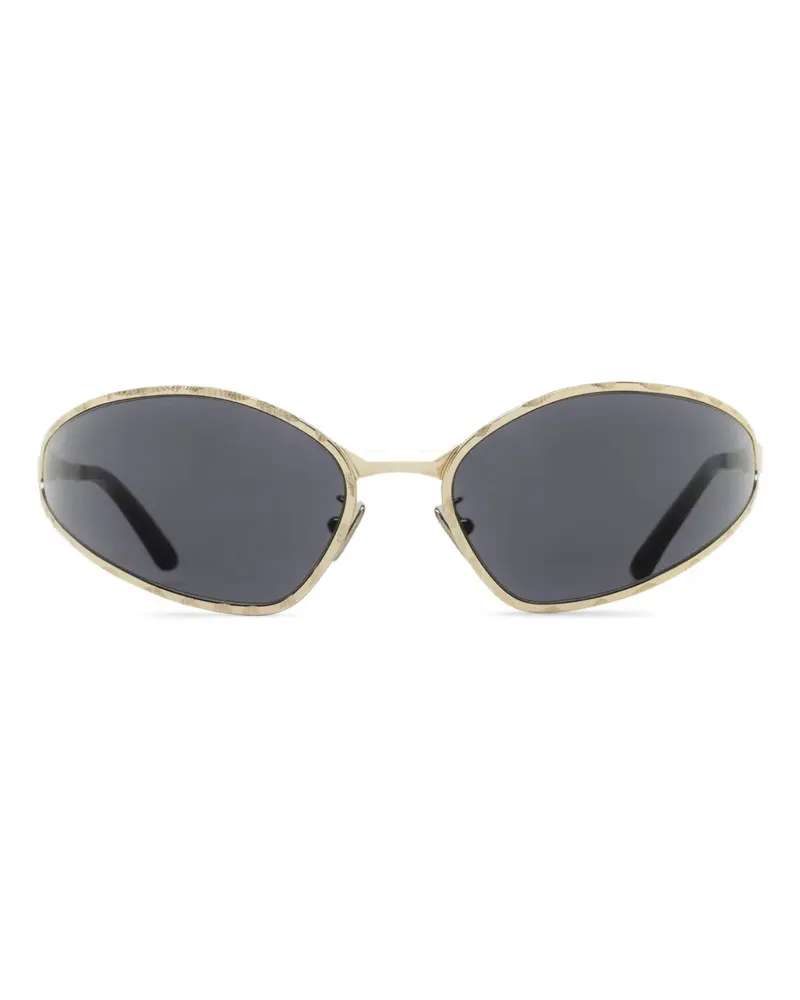 KUBORAUM Sonnenbrille mit geometrischem Gestell - Gold Gold