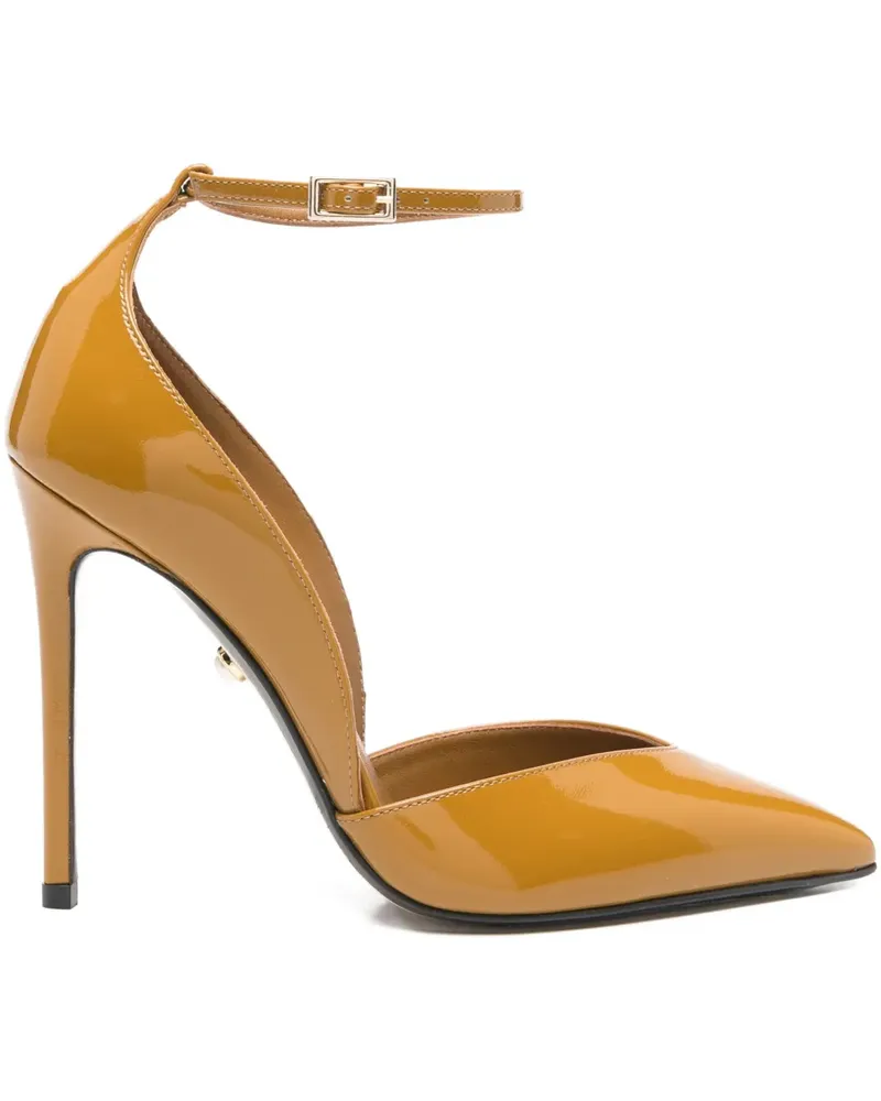 Alevì 110mm ankle strap heeled pumps - Braun Braun