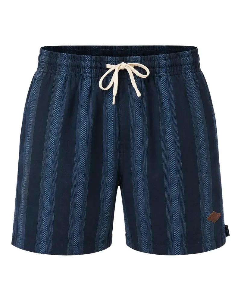 Rip Curl Volley Classic vertical-stripe drawstring shorts - Blau Blau