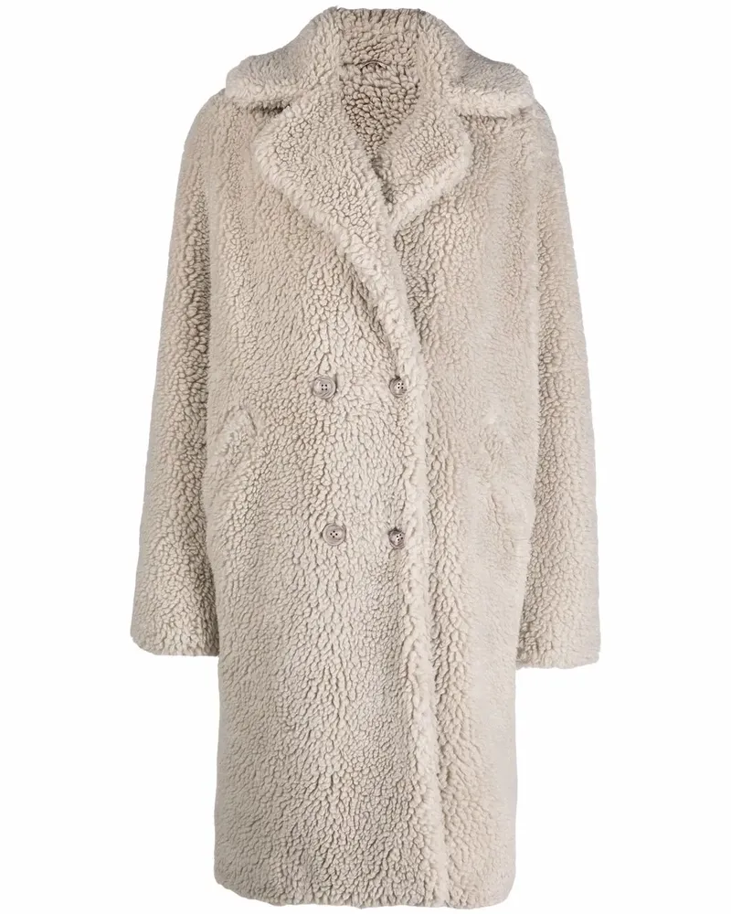 Philipp Plein Kokon-Mantel im Oversized-Look - Nude Nude