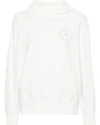 Palm Angels Hoodie mit Logo-Print Nude