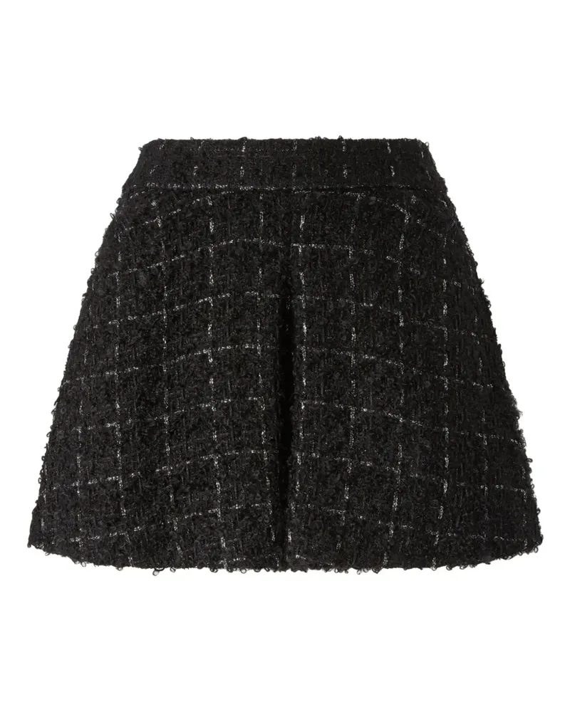 Genny Tweed-Shorts mit Falten - Schwarz Schwarz
