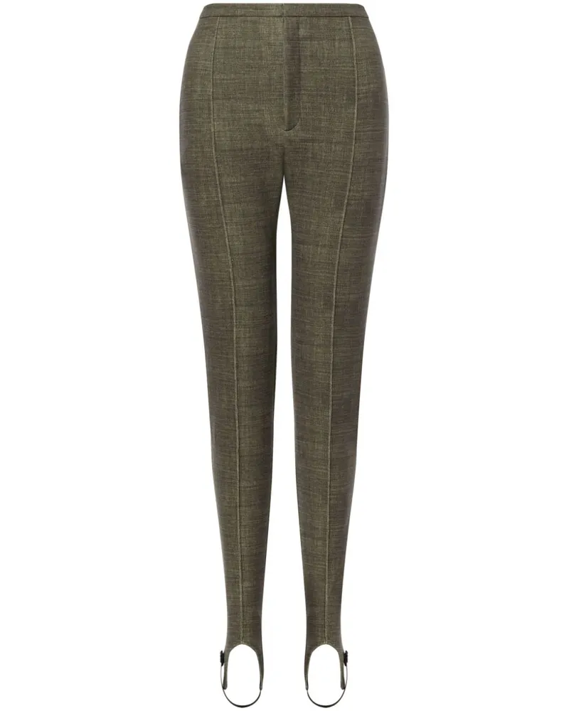 Philosophy Di Lorenzo Serafini Skinny-Hose mit hohem Bund - Grün Grün