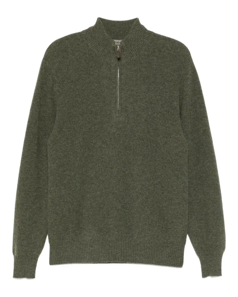 N.Peal Gerippter Pullover - Grün Grün
