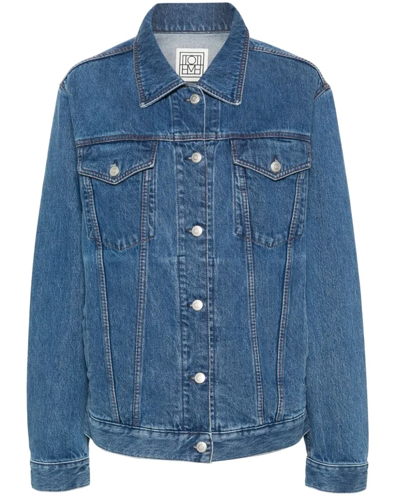 Totême Classic Jeansjacke Blau